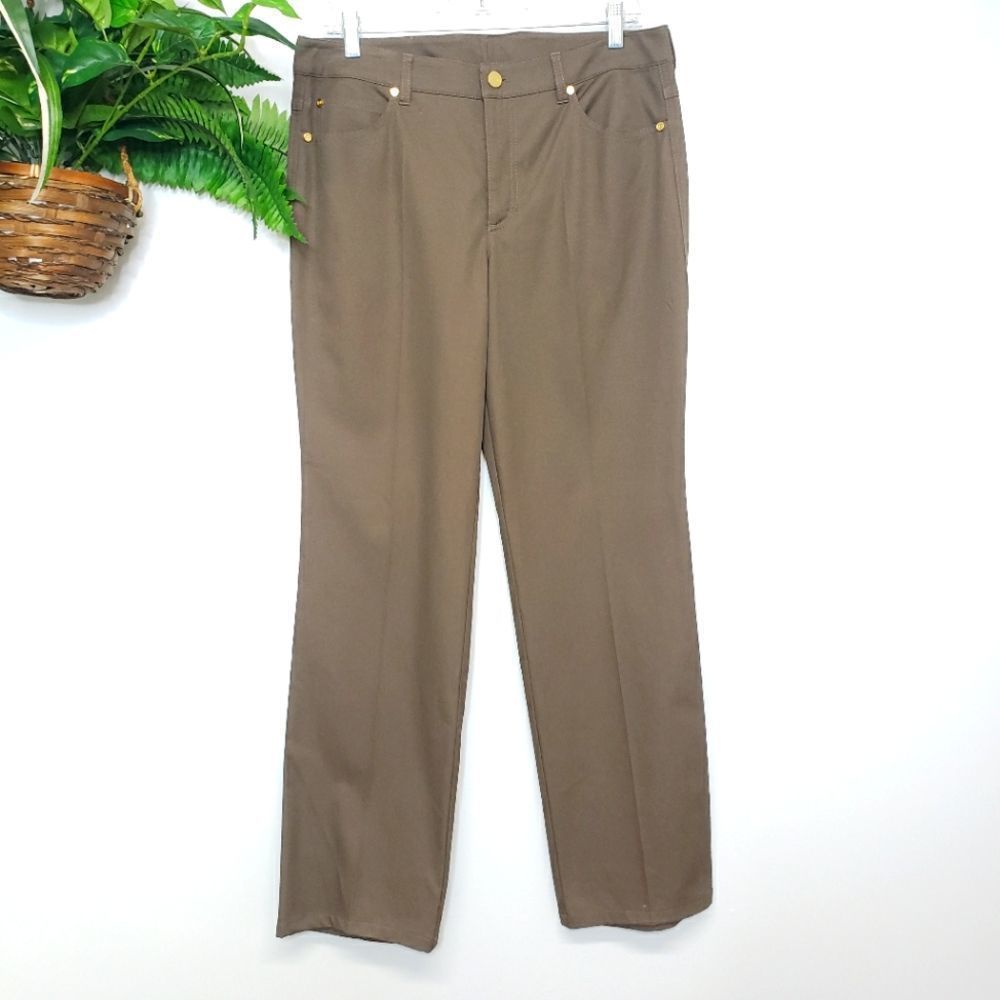 Escada Tessa Trouser in Oak Size 40